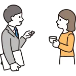 Conversation Person SVG Icon